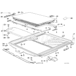 54121950669 Hak mocowanie szyberdachu BMW E34 E32 730 735 740 750 518 520 525 5530 535 540 M5 - 54121950669 - Części oryginalne BMW Łódź | Sklep internetowy BMW