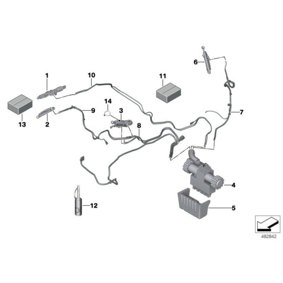 Olej hydrauliczny do dachu składanego BMW Cabrio 250ml - 54340394395