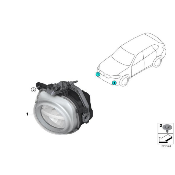 Oryginał BMW - 63177317251