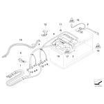Przewód adaptacyjny IBS akumulatora BMW E90 E91 E92 E93 316 318 320 323 325 328 330 335 M3 - 61129123571