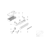 Podw.styk spręż.płaski z kablem BMW E36 E38 E39 E46 E52  E53 E60 E63 E64 E65 E66 E70 - 61130007437