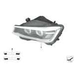 Reflektor przód lewy biksenon BMW F25 F26 X3 X4 - 63117401131