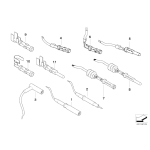 Okrągły styk wtykowy 2.5 z kablem BMW E30 E31 E32 E36 E38 E39 E46 X5 E60 E63 E65 X6 E81 X1 X3 E90 F01 F10 F20 F30 G01 G30 - 6113