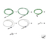 Okrągły styk wtykowy 2.5 z kablem BMW E30 E31 E32 E36 E38 E39 E46 X5 E60 E63 E65 X6 E81 X1 X3 E90 F01 F10 F20 F30 G01 G30 - 6113