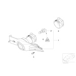 Okrągła tuleja wtykowa 2.5 ELA z kablem BMW E30 E31 E36 E46 E60 E65 E70 E90 F01 F10 F20 F25 F30 G01 G30 - 61130007569
