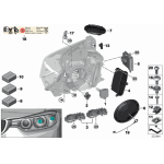 Przetwornica moduł sterownik ksenon BMW E89 F01N F10N F11N F15 F16 F25 F26 F30 F31 F36 F80 - 7317408 63117317408