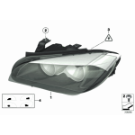 Reflektor lewy BMW E84 X1 18 20 23 25 28, produkowane do 07.2012r - 63112990001