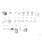 Obudowa wtyczki BMW E24 E32 E34 E36 730 735 740 750 518 520 525 530 535 540 316 318 320 323 325 328 M3 - 61131378402