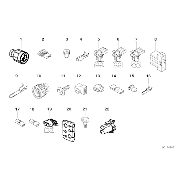 Obudowa wtyczki BMW E24 E32 E34 E36 730 735 740 750 518 520 525 530 535 540 316 318 320 323 325 328 M3 - 61131378402
