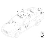 Obudowa wtyczki żółta BMW E30 E60 E61 E82 E88 520 525 530 535 550 M5 316 318 320 323 325 M3 118 120 123 135 1M - 61131378419