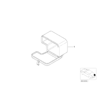 Dla samochodów z  CD changer Alpine, Osłona - 82111466580