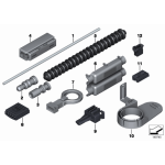 Interfejs diagnostyczny światłowodu MOST BMW E65 E66 G20 G21 - 61136917541