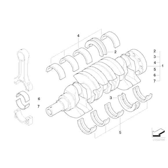 Oryginał BMW - 11211717526