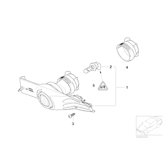 Obudowa gniazda BMW E38 E39 E46 E53 X5 E65 E66 E70 E71 X6 E90 E92 F15 F16 MINI - 61138352390