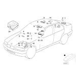 61138353797 Żarówka z oprawką BMW E36 Z3 316 318 320 323 325 328 M3 - 61138353797 - Części oryginalne BMW Łódź | Sklep internetowy BMW