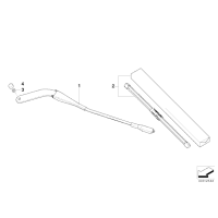 Wycieraczki przód BMW E84 X1 - Oryginał BMW - 61612158219