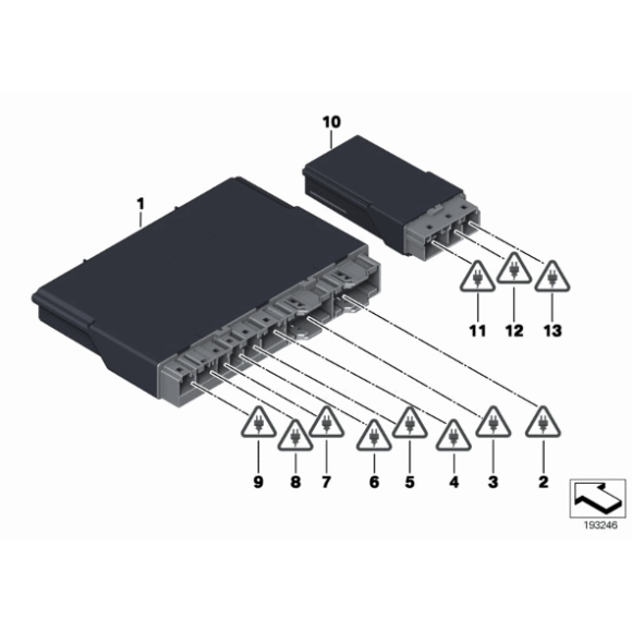 Styk gniazda ELO- Power 2,8x 0,63 BMW E36 E46 E90 E87 E81 E65 E38 E39 F20 F21 F30 MINI - 61138364832