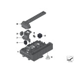 Styka gniazda ELO BMW E36 E38 E39 E46 E52 E53 E60 E70 E81 E83 E85 E90 F20 F25 F30 F54 I01 I12 - 61138364842