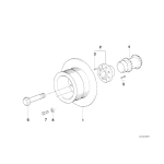 KOŁO ROZRZĄDU BMW 8 E31/ 7 E38/ 5 E39/ X5 E53 4,0/4,4 B