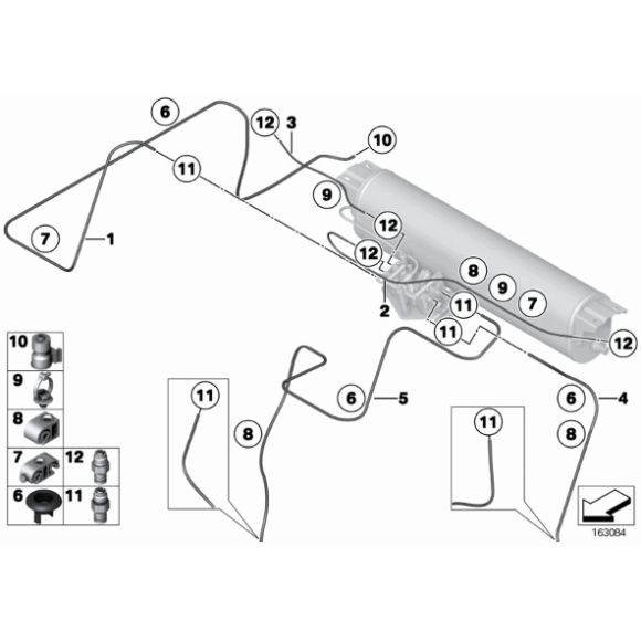 Opaska z uchwytem BMW E46 X5 E60 E63 E65 E70 E81 E87 E84 X1 E90 F01 F07 F10 F15 F20 F30 MINI G11 - 61138375988