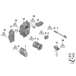 Włącznik świateł awaryjnych BMW E60 E61 E63 E64 E70 E71 E83 E84 E89 X1 X3 X5 X6  - 61316919506