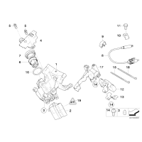 Przełącznik zapłonu kostka stacyjki BMW E38 E39 E53 735 740 750 535 540 4,4i 4,6is 4,8is - 61326901962