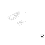 Przełącznik podnośnika szyb BMW X5 X6 E70 E71 E90 E91 E92 E87 - 61316945874