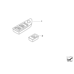 Przełącznik podnośnika szyb BMW X5 X6 E70 E71 E90 E91 E92 E87 - 61316945874