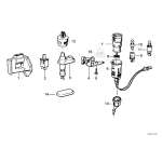 Czujnik włącznik w klapie tył BMW E36 Compact 316 318 323 - 61318360464
