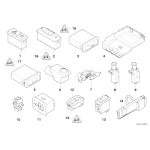 Przełącznik świateł awar./centr.zam. BMW E46 E53 X5 316 318 320 325 330 3,0 4,4 4,6 4,8 - 61318368920