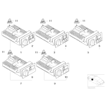 Sterownik świateł włącznik lampy przeciwmgielnej BMW E46 316 318 320 323 325 328 330 M3 - 61319133019