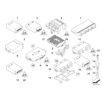 Sterownik modułu Micro Power BMW E60 E61 E63 E64 520 523 525 530 540 545 550 M5 630 645 650 M6 - 61356982347