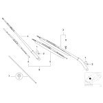 Wycieraczki komplet BMW E53 X5 3,0d 3,0i 4,4i 4,6is 4,8is - 61610032743