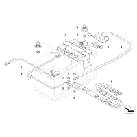 Kabel plus akumulatora BMW E82 MCoupe F06 F07 F10 F11 F12 F13 - 61129217036