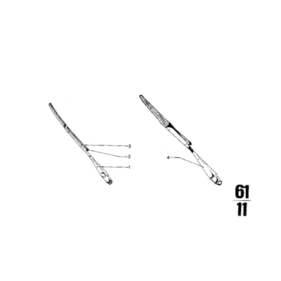 Gumka wycieraczki przód BMW E36 Z4 E28 - 61618220913