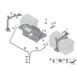Rozdzielacz trójnik inst. spryskiwacza BMW E24 E30 E32 E36 E38 E72 E90N E91N F15 F16 F85 F86 Z3 - 61661378617
