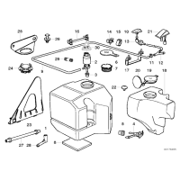 Pompka spryskiwacza BMW E36 E34 E32 E31 E24 1,8 2,0 2,5 3,0 3,5 4,0 5,0 - 61661380068