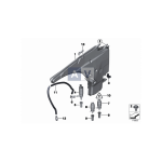 Sitko pompki spryskiwacza BMW E36 E39 E46 E53 E60 E63 E65 E70 E71 E83 E85 E87 E81 E90 F01 F06 F07 F10 F20 F30 - 61667006063