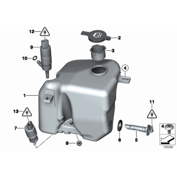 61671378631 Uszczelka pompki spryskiwacza BMW E31 E32 E34 E36 E38 E39 Z3 - 61671378631 - Części oryginalne BMW Łódź | Sklep internetowy BMW