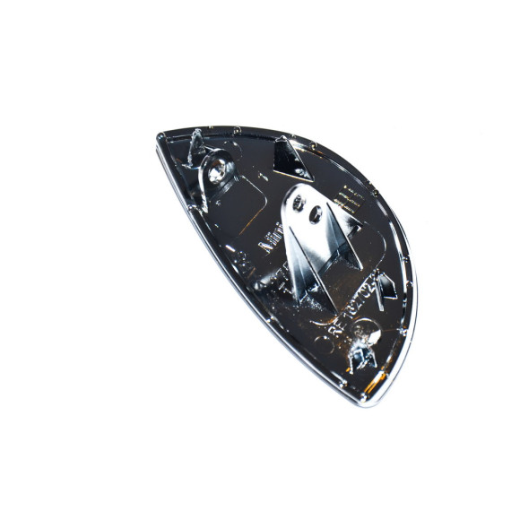 Osłona dyszy spryskiwacza reflektorów prawa chrom MINI R55 R57 R56 R58 R59 - 61672752560