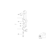 Śruba korbowodu BMW E12 E21 E28 E30 E31 E32 E34 E36 E38 E39 Z3 - 11241713342
