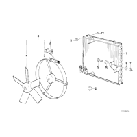 Skraplacz klimatyzacji BMW E32 E34 518 520 525 530 535 540 730 735 740 750 - 64536965952