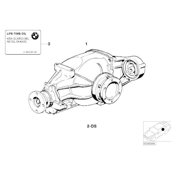 62168357020 Czujnik impulsów szybkościomierza BMW E30 E36 E31 Z3 325ix 316 318 320 323 325 328 840 850 - 62168357020 - Części oryginalne BMW Łódź | Sklep internetowy BMW