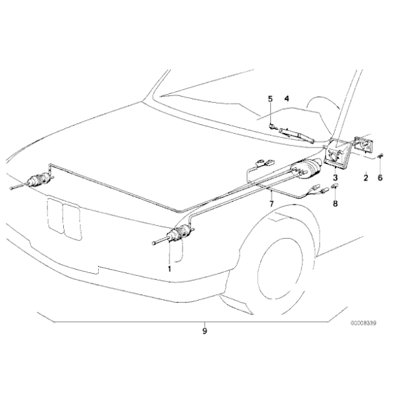 63121394250 Regulator zasięgu świateł BMW E30 316 318 320 323 324 325 M3, prod od 1989-09 - 63121394250 - Części oryginalne BMW Łódź | Sklep internetowy BMW