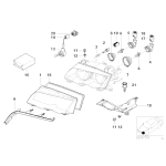 63126921860 Listwa maskująca reflektora prawa BMW E46 316 318 320 323 325 328 330 prod. po 09.2001r - 63126921860 - Części oryginalne BMW Łódź | Sklep internetowy BMW