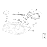Gniazdo żarówki kierunkowskazu BMW E87 E82 E88 E81 116 118 120 123 125 128 130 135 1M - 63126940665