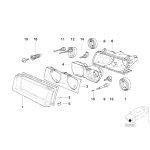 Uszczelka reflektora BMW E36 compact 316i 318ti 318tds 323ti - 63128361103