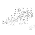 Uszczelka reflektora BMW E38 725tds 728i 730i 730d 735i 740d 740i 750i - 63128361290