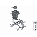 Nakrętka BMW E46 E39 E53 E60 E61 E63 E65 E70 E71 E83 F01 F07 F10 F11 F12 F13 F30 G11 - 63128374670