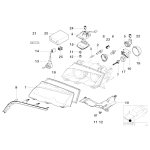 63128384489 Listwa maskująca reflektora lewa BMW E46 coupe cabrio 316 318 320 323 325 328 330 M3 - 63128384489 - Części oryginalne BMW Łódź | Sklep internetowy BMW